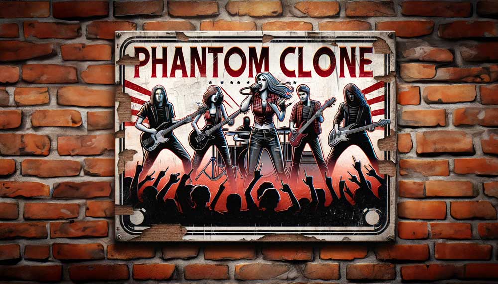 Phantom Clone The Band Poster MUSIC VIDEOS BANNER