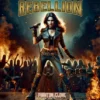 Phantom Clone Rebellion album banner featuring fiery rock imagery symbolising power, freedom, and defiance.